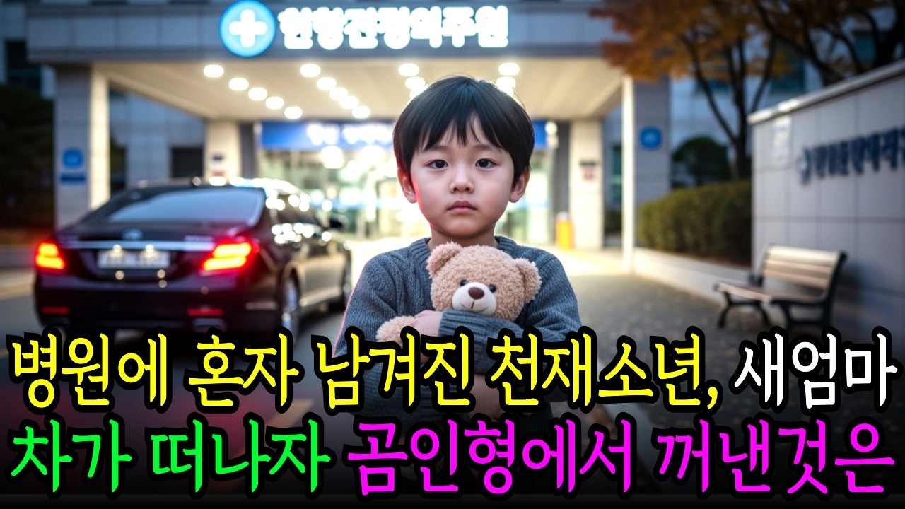 병원 앞에 홀로 남은 천재소년, 새 엄마 차가 떠나자 곰인형에서 나온것은..|오디오북 |노후사연 |반전사연|시니어사연|인생사연|