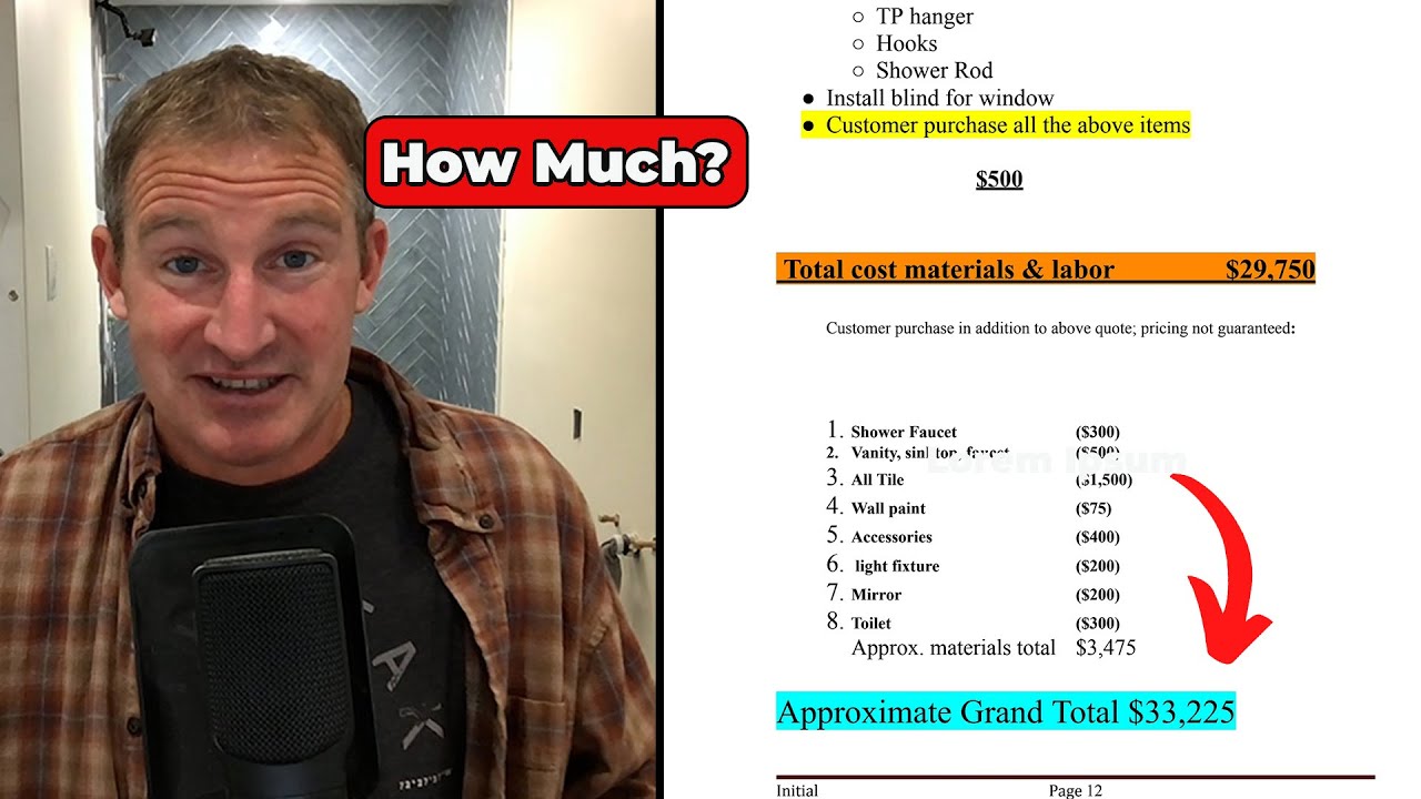 Bathroom Remodeling Business Questions | One Man Show