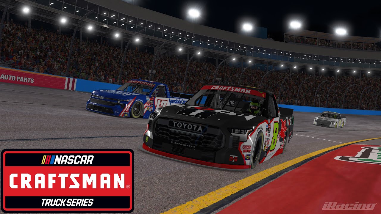 iRacing NASCAR Truck Series at Phoenix with Brandon Jones