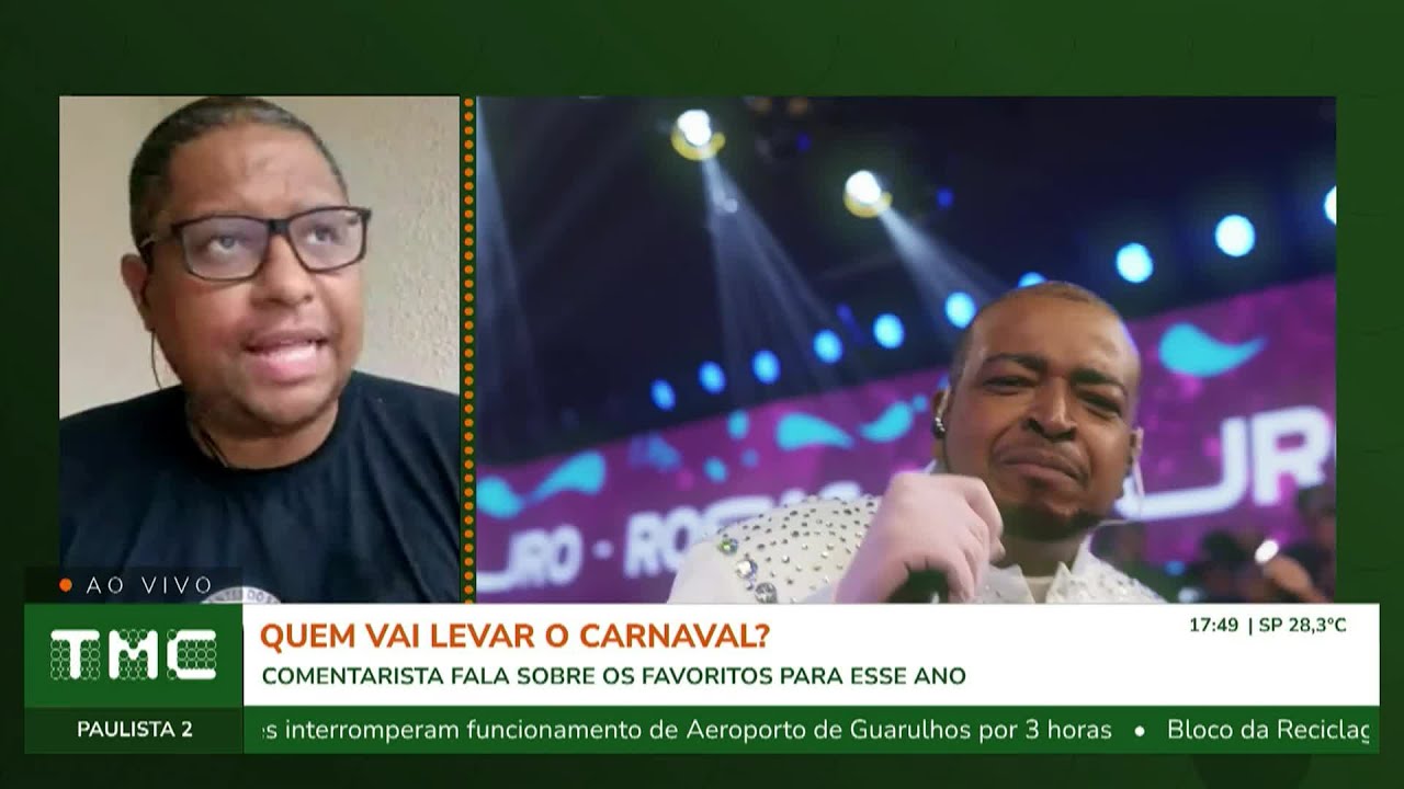 RODRIGO GODOI APONTA FAVORITAS AO TÍTULO DO CARNAVAL DE SÃO PAULO 2026