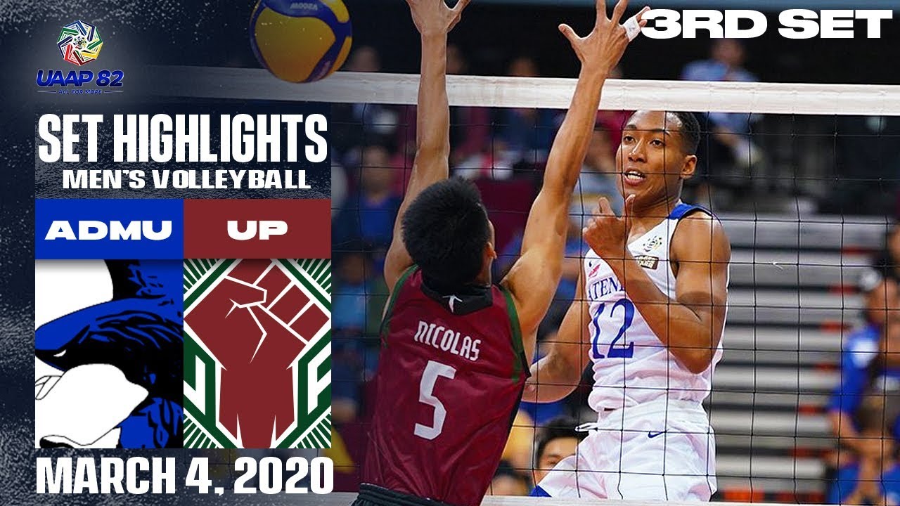 ADMU vs. UP - March 4, 2020  | Set 3 Highlights | UAAP 82 MV