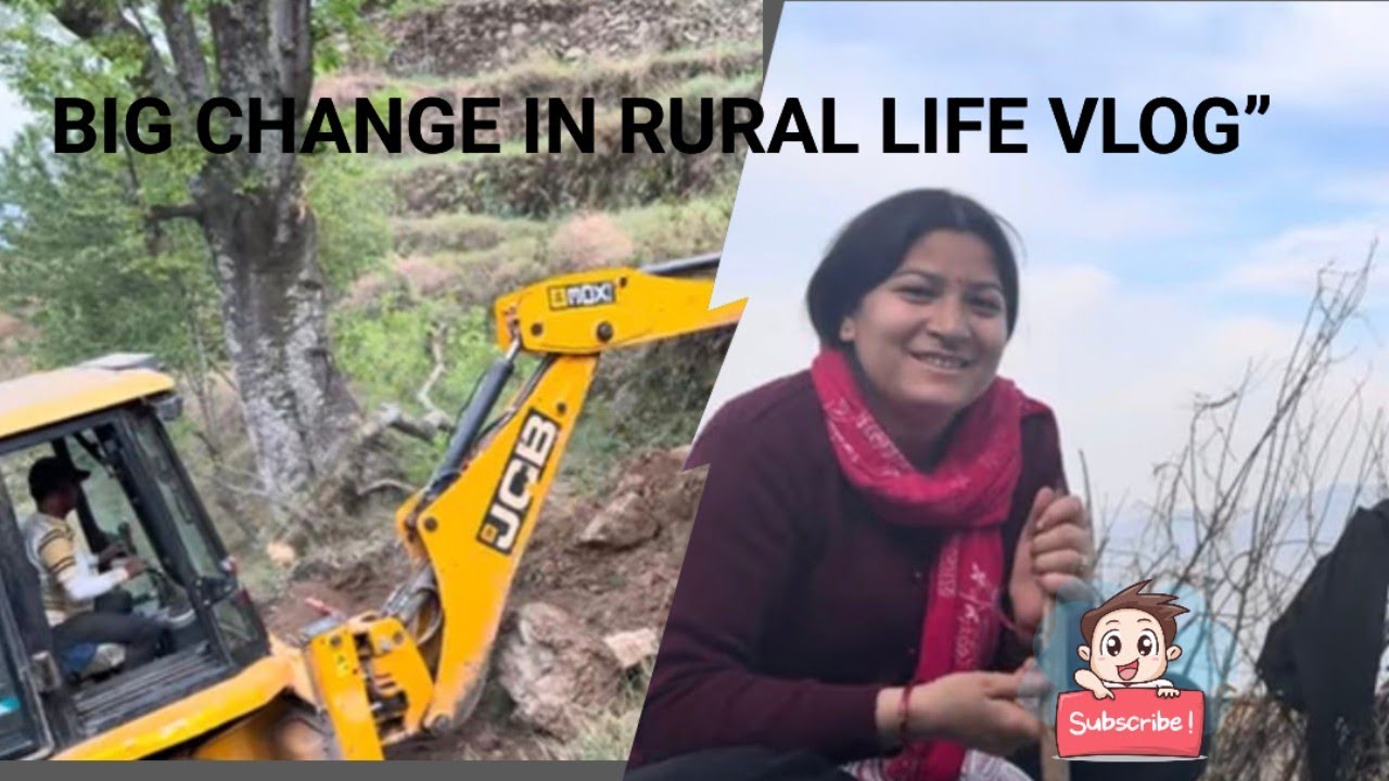 Finally! Road Construction Started in Our Village 🚧 | Big Change in Rural Life Vlog”
