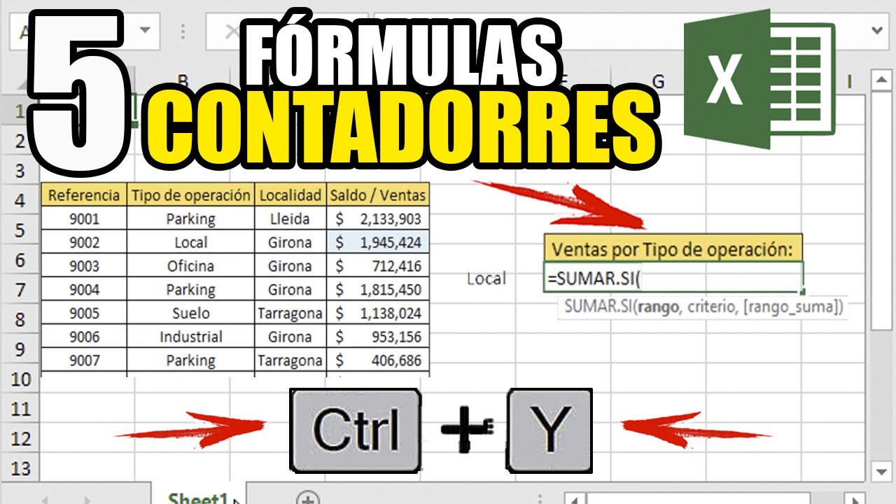 5 Formulas de Excel para Contadores | Contabilidad en Excel 2021