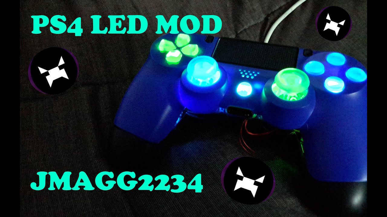 Ps4 Led Mod (Behind buttons)(New Updated, Easier Way)(Jmagg2234)