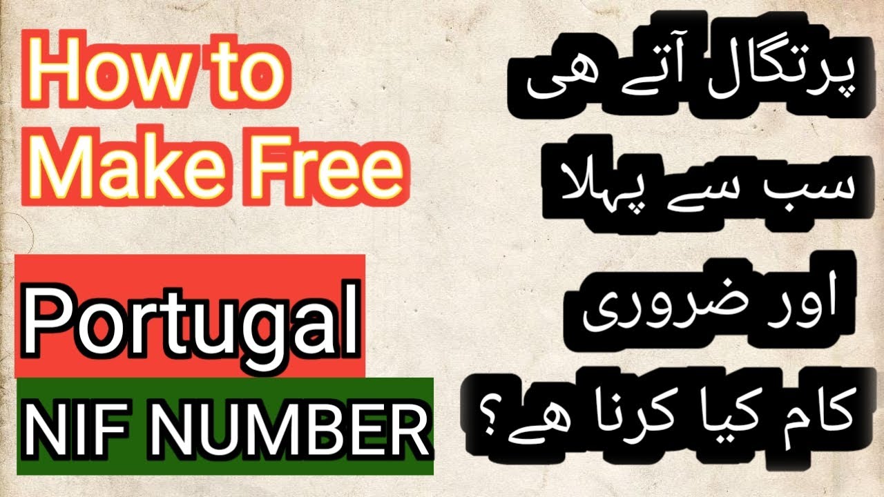 How to Make a NIF Number in Portugal - First Important step for Portugal Immigration after arrival