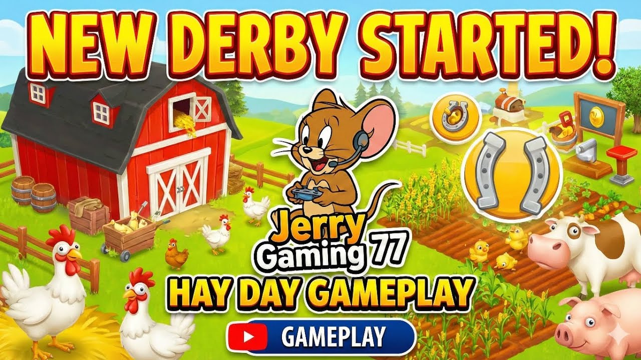 New debry started in hay day game play with Jerry Gaming 77 