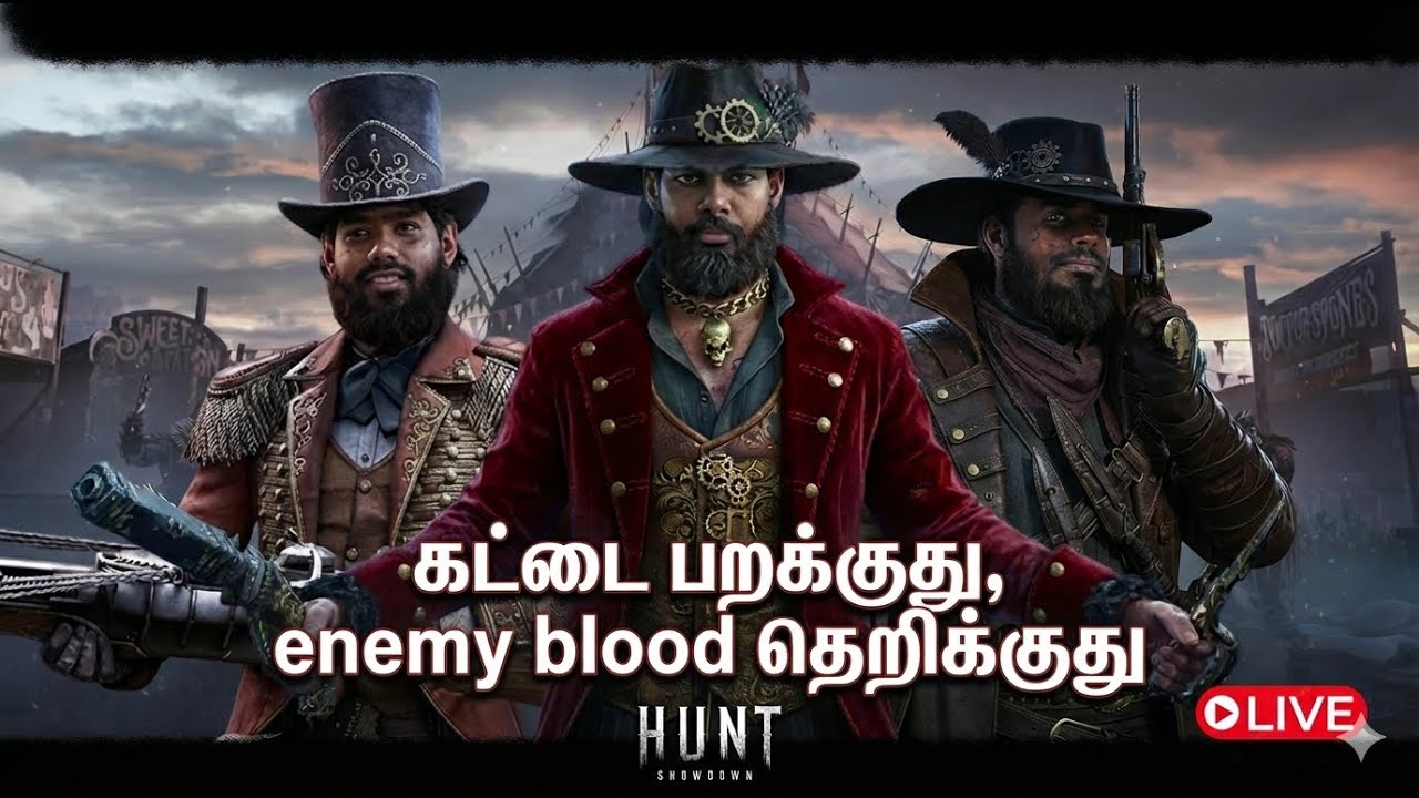 🔥 Enemy ஆ போடு .bounty தூக்கினு ஓடு! 💥HUNT: SHOWDOWN 1896 LIVE | Dubakoorzz Tamil