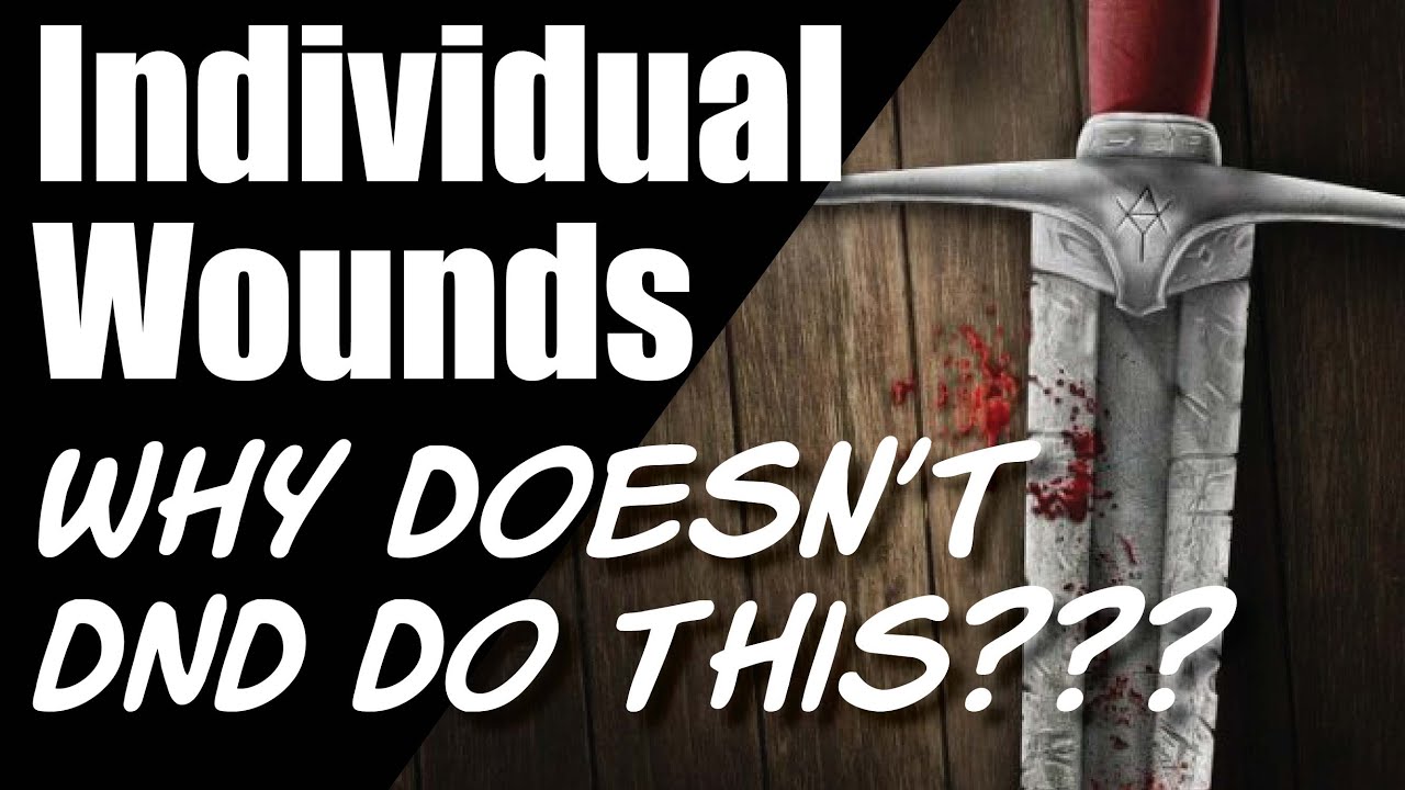 Tracking Individual Wounds in DnD - Is This the Best Way to Track Damage in Roleplaying Games?