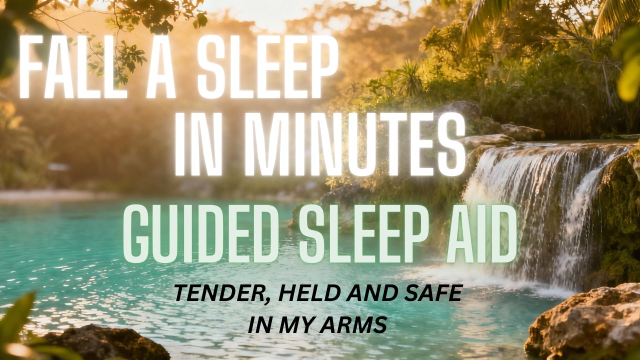 FALL ASLEEP IN MINUTES 🥱 guided meditation sleep hypnosis sleep aid , held safe and walm in my arms