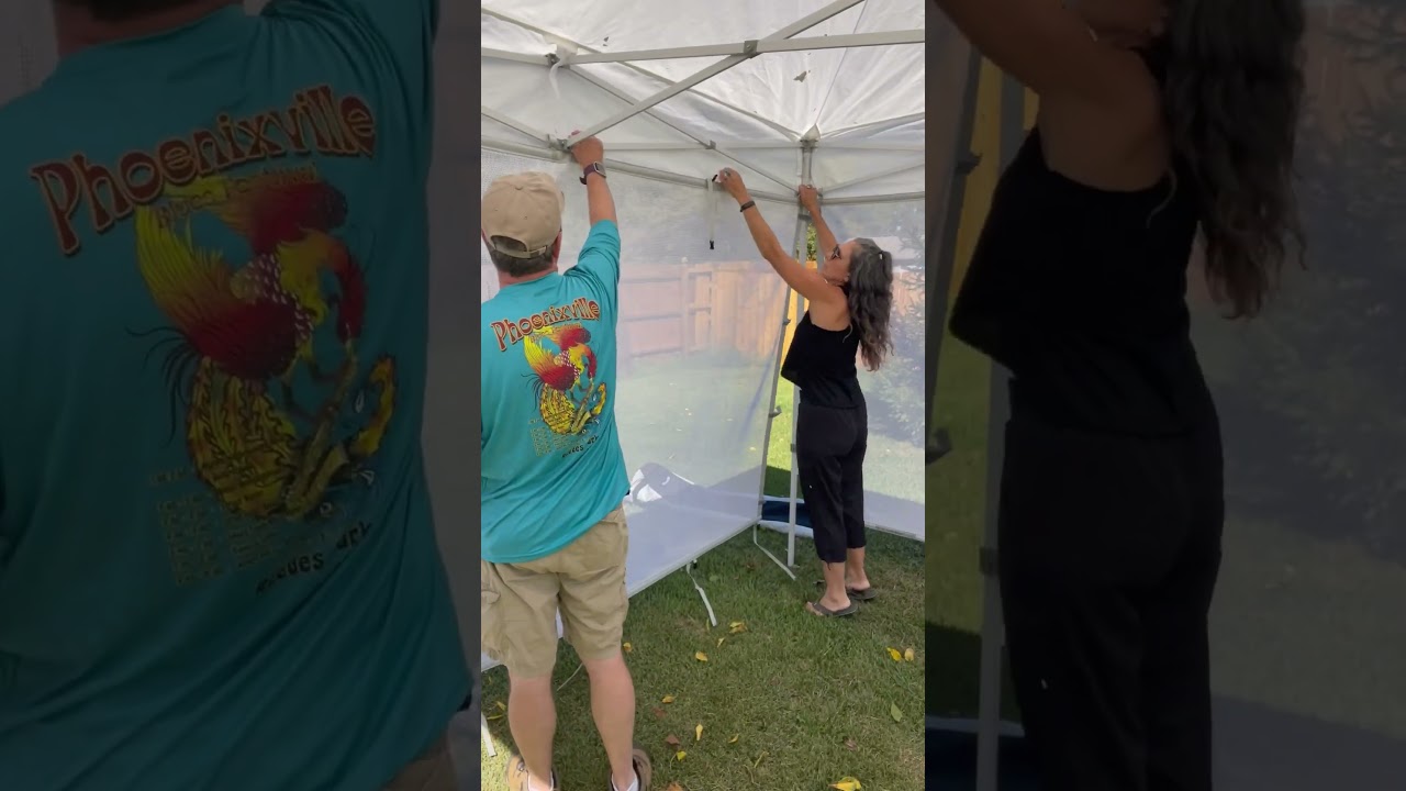 Art Show Set Up! #eurmaxtent #art #artshow #outdoorartshow #mixedmediaart #3dart