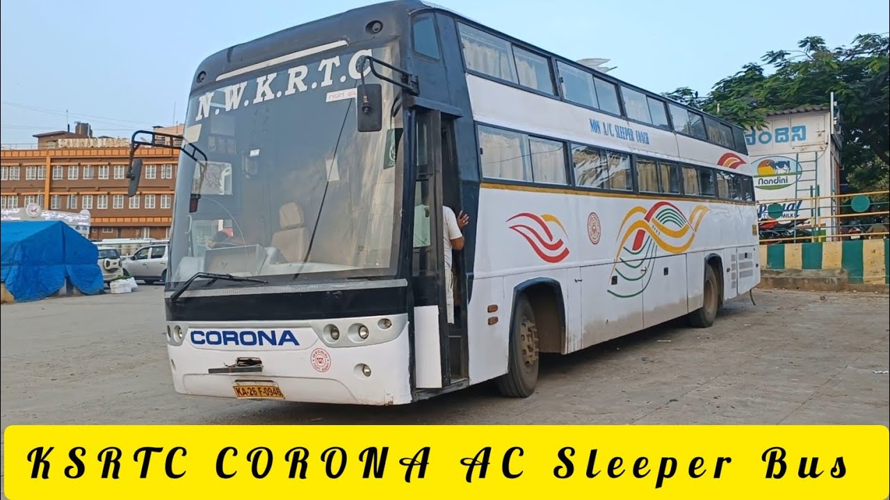 KSRTC CORONA AC Sleeper Bus #acbus #trending #bus #sleeperbus