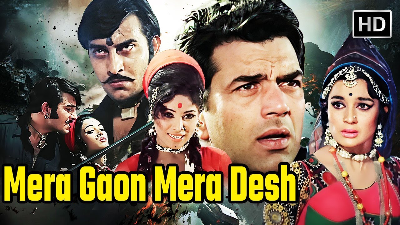 Mera Gaon Mera Desh - Full Movie | Dharmendra, Asha Parekh, Vinod Khanna | Raj Khosla Action Classic