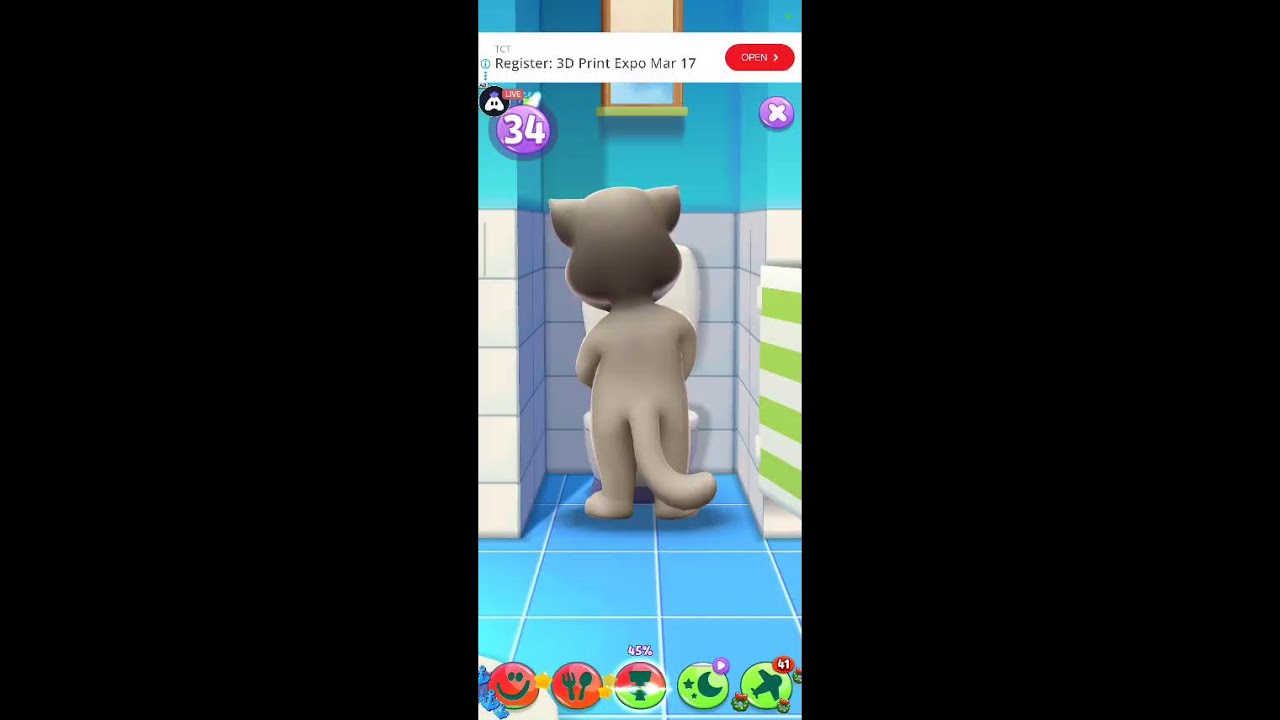 My Talking Tom 2 : 😍 Excited stream | Playing Solo | Streaming with Turnip #live