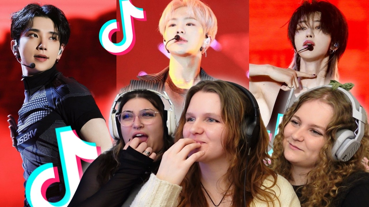 Снова реагирую на видеомонтажи из SEVENTEEN в TikTok вместе с друзьями.