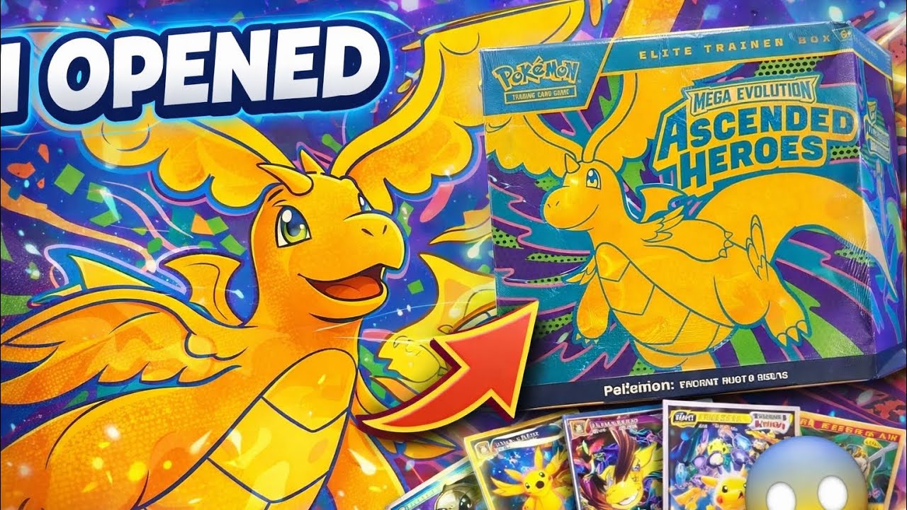 I unboxed the newest Pokémon card set: ASCENDED HEROES. 