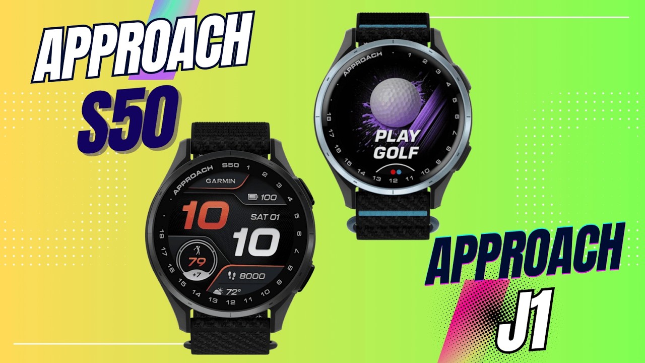 Garmin Approach S50 против Garmin Approach J1