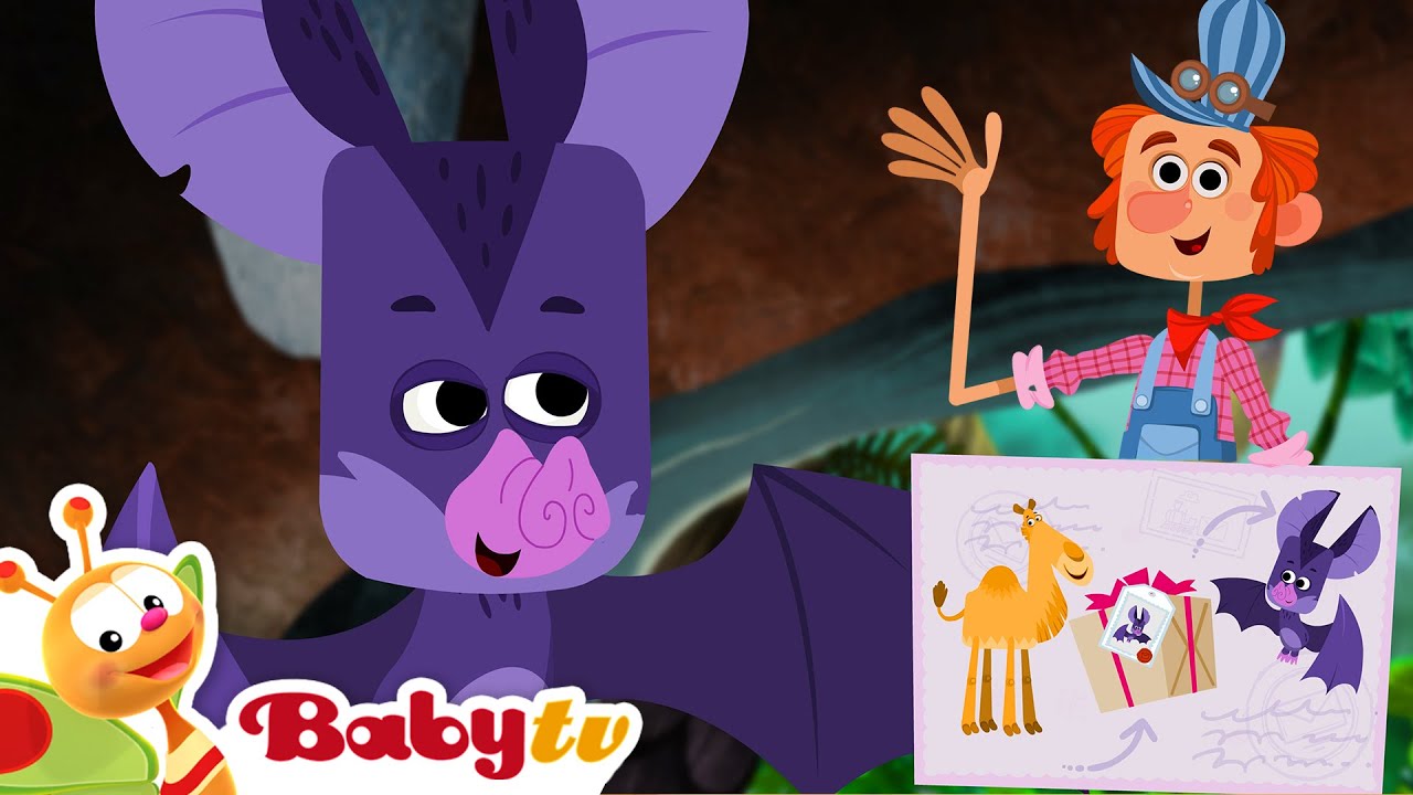 The Post Train Delivers a Special Package to Billy the Bat | BabyTV