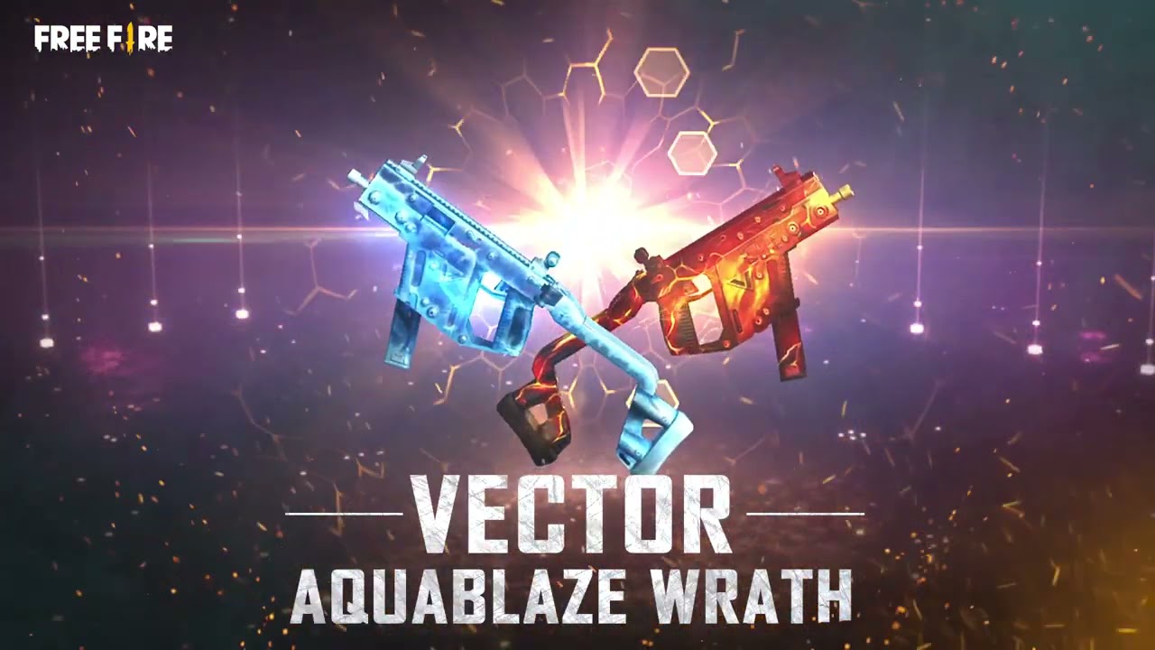 [New Weapon Skin] VECTOR - Aquablaze Wrath l Garena Free Fire