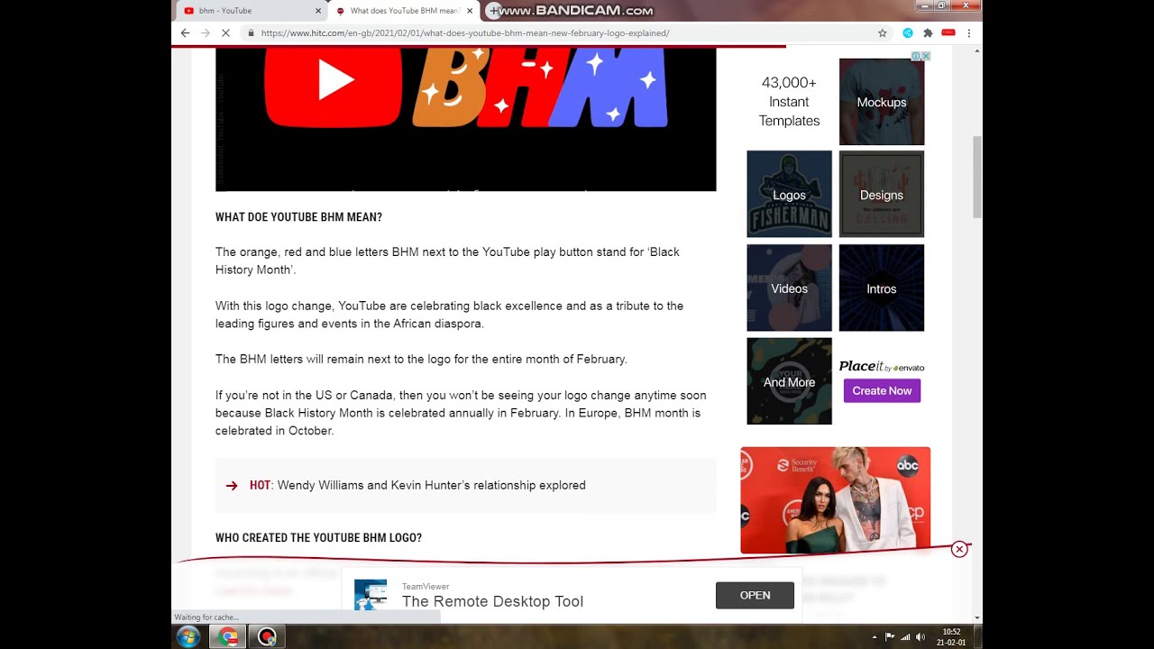 What YouTube BHM Means?