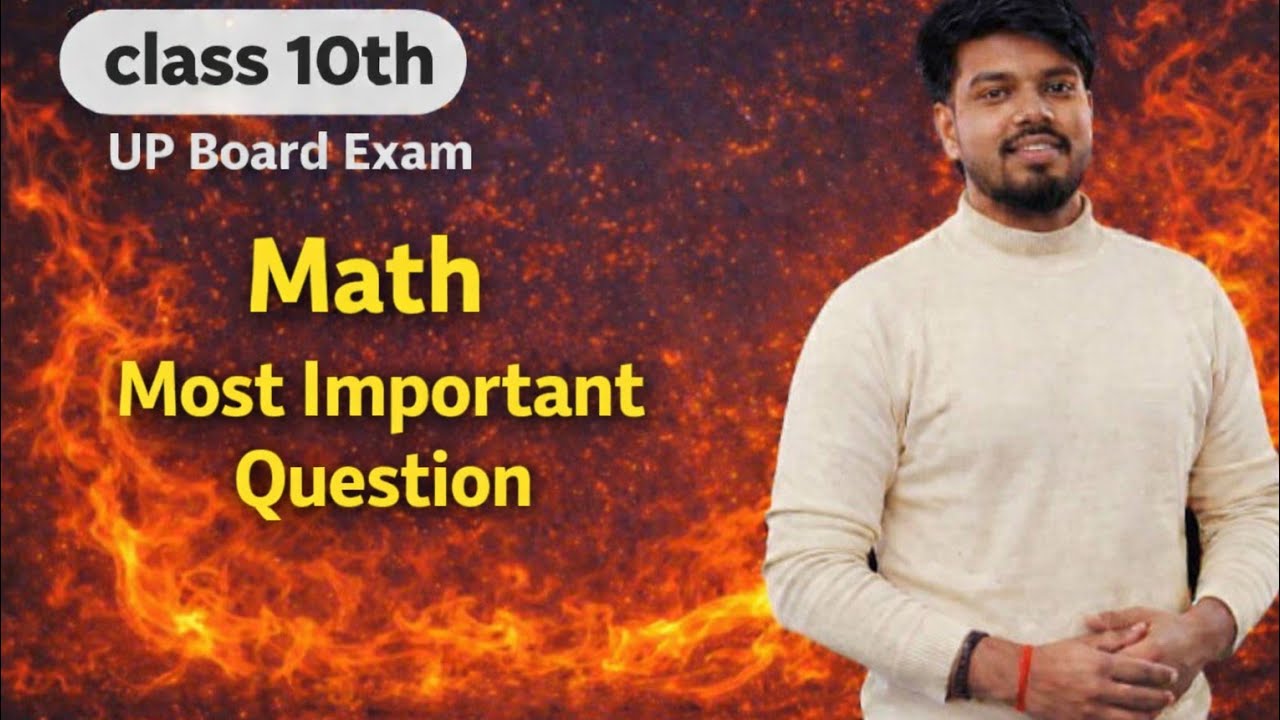 Class 10 mathe most important question 