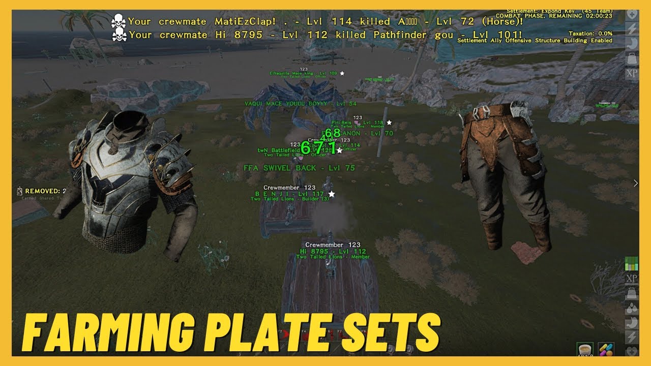 Atlas NA PVP | Farming Plate Sets (ft. Blacklist) [TTL]