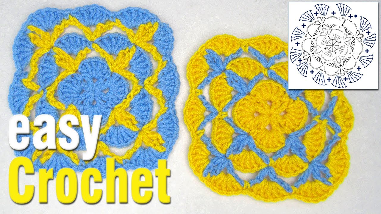 Easy Crochet: How to Crochet a Granny Square for beginners. Free Granny Square pattern & tutorial.