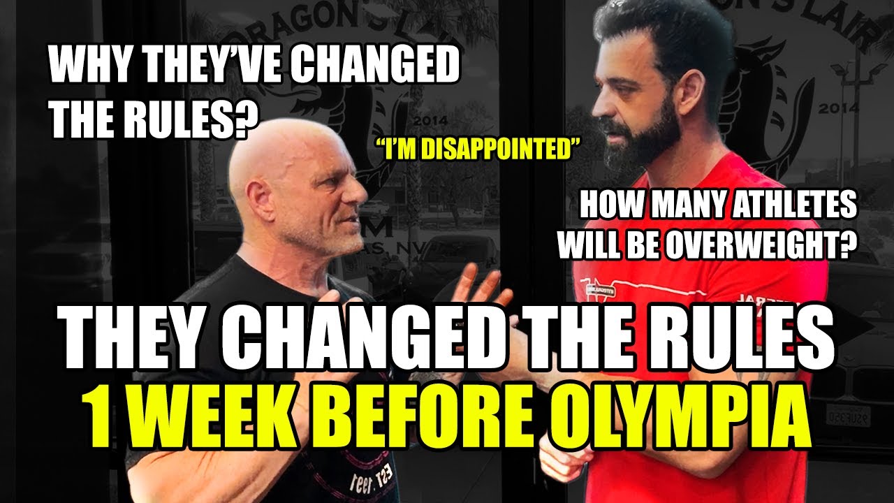 NEIL YODA HILL — MUDARAM AS REGRAS DO OLYMPIA 1 SEMANA ANTES