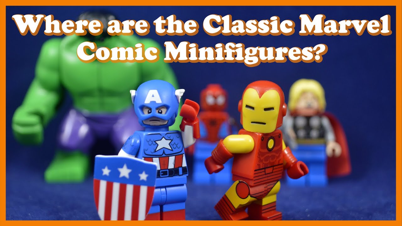 Lego We Need More Classic Marvel Comic Minifigures! (Custom Lego Comic Iron Man and Captain America)