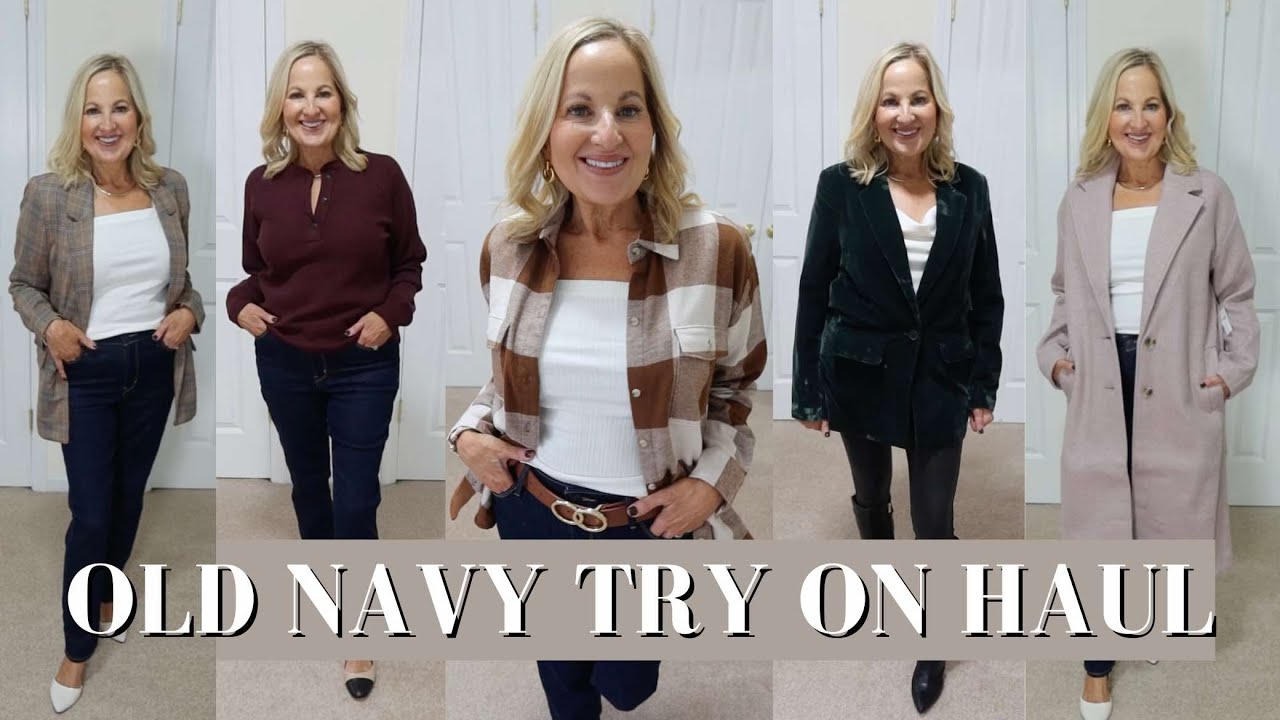 Old Navy Fall Try On Haul | Affordable Fall Fashion | Dresses | Casual | Jeans | Outerwear