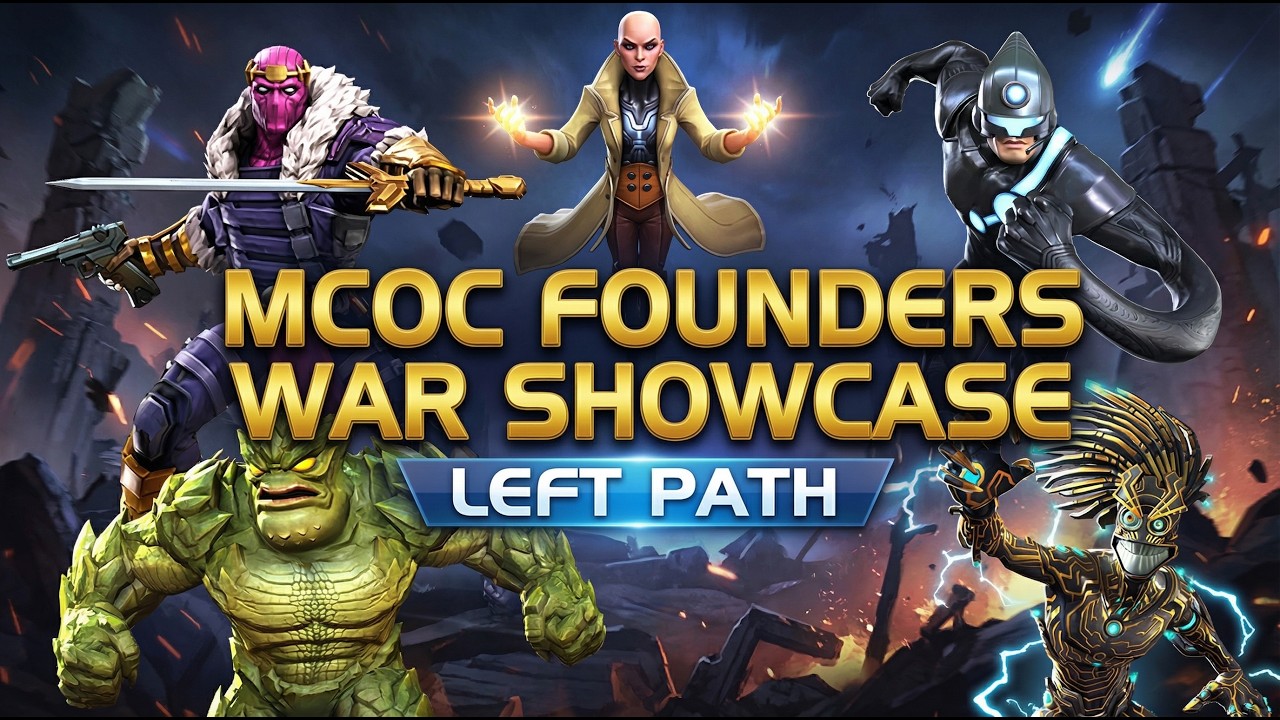 MCOC Founders War Showcase | Left Path | Easy Counters