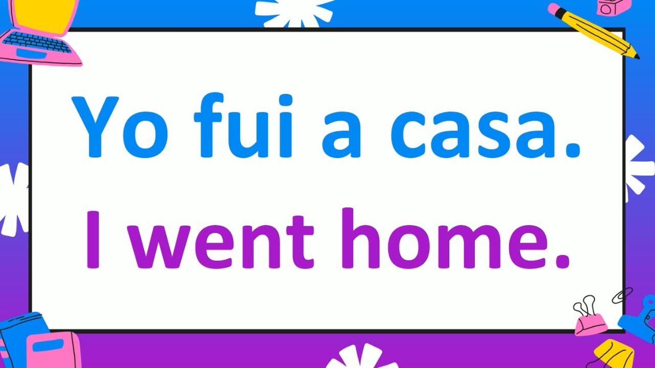 Master 200 Short Spanish Past Tense Sentences Fast with Repetition
