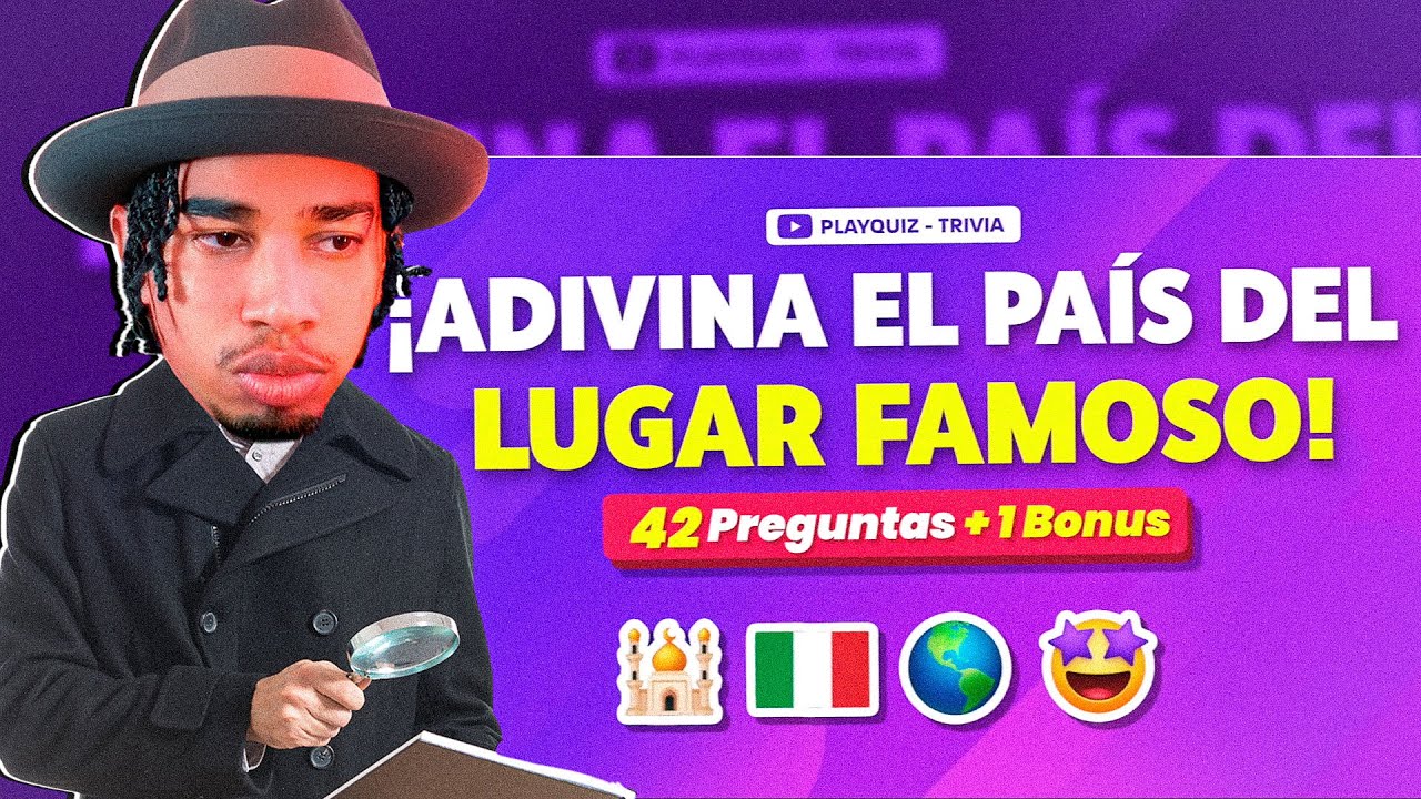 Rdjavi Juega a Adivina el País por su Lugar Famoso🗽🗿✈️ | Play Quiz