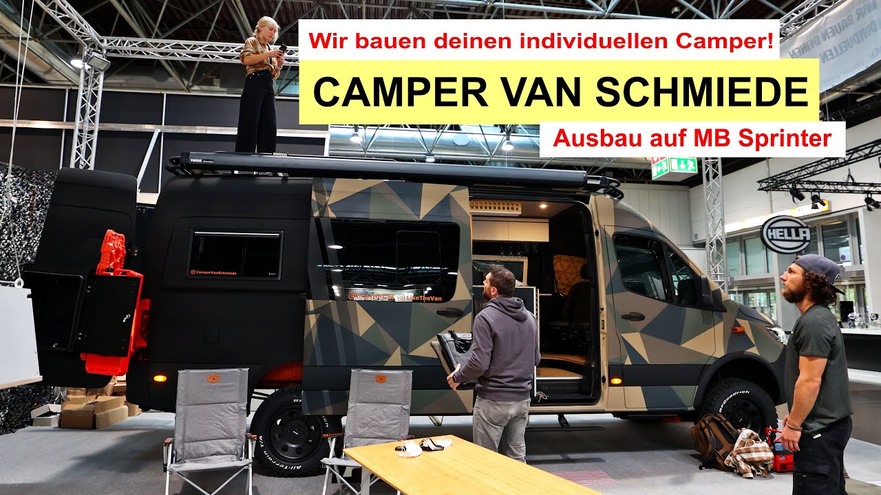 Camper Van Schmiede, MB Sprinter Selbstausbau, V6 190 PS | Ausbau individuell nach Kundenwunsch