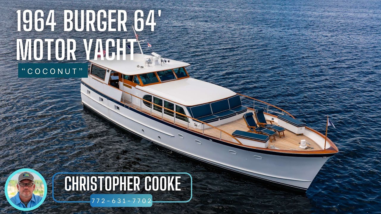 1964 Burger 64' Motor Yacht [$449,000]