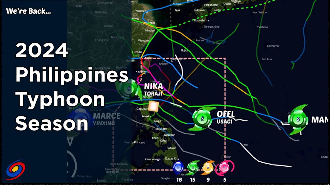 2024 Typhoon Season Animation (Philippines)