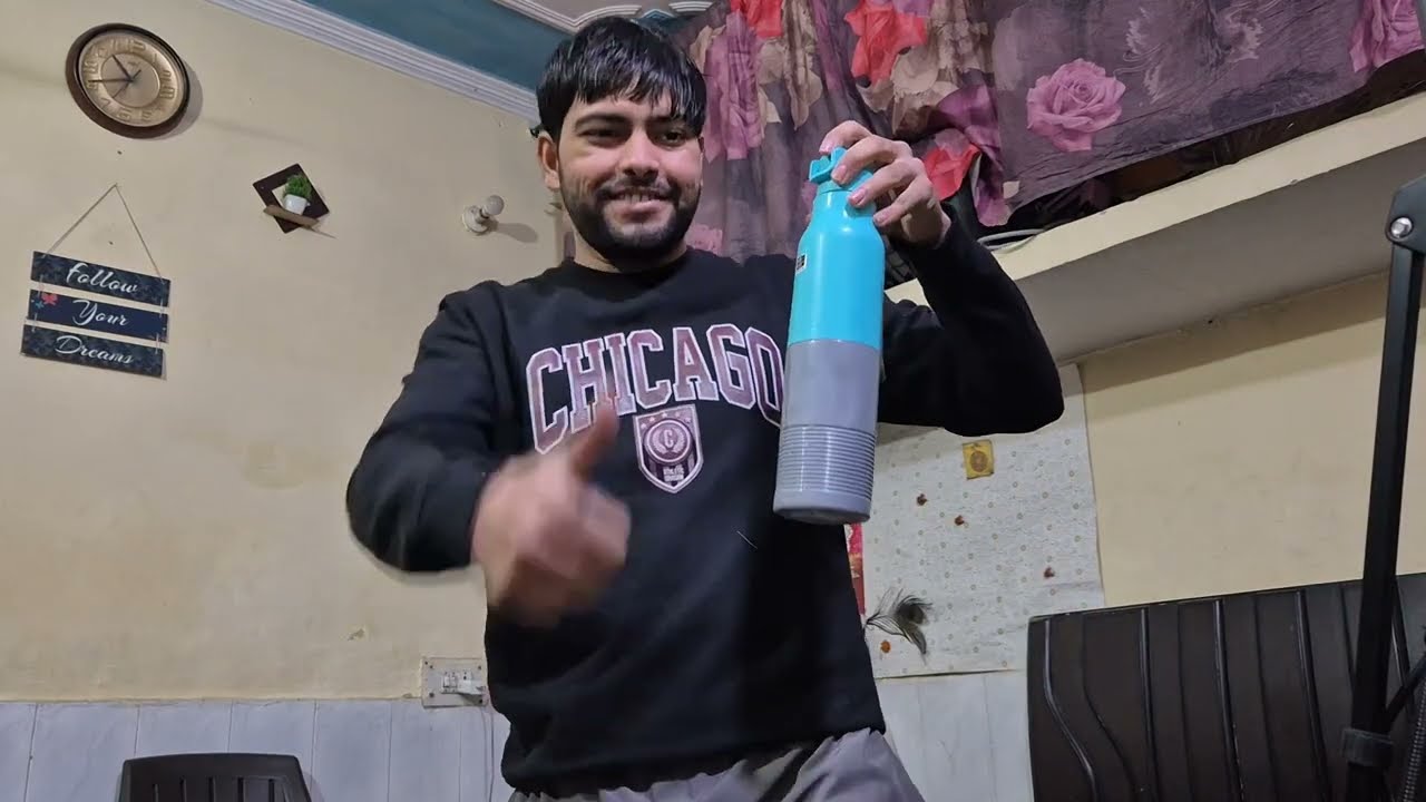 1 din ke andar 10 bottle panni pine ka challenge.