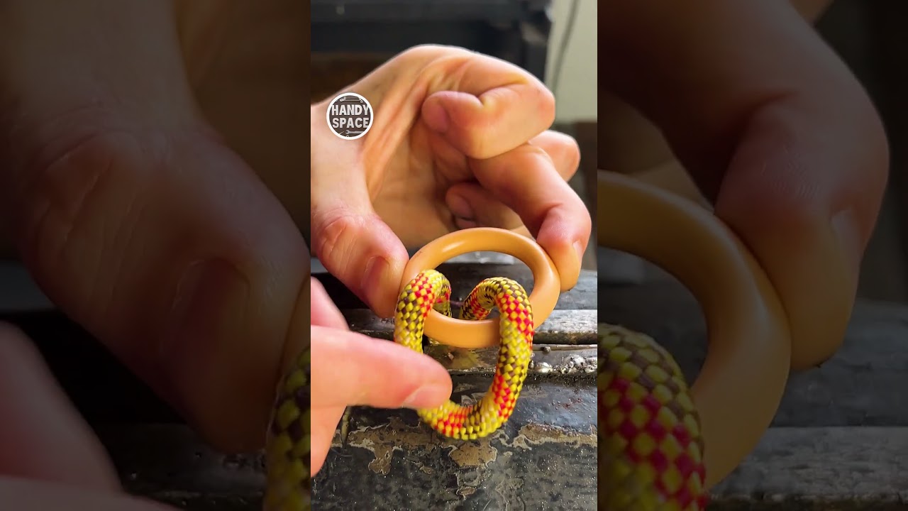 WoW... To tie a rope to a ring