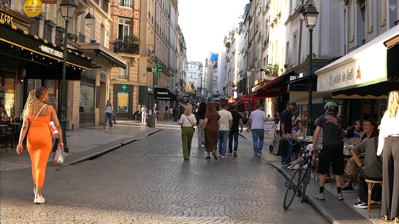 Paris 🇨🇵 [Raw] Rue Montorgueil - Walking Tour 