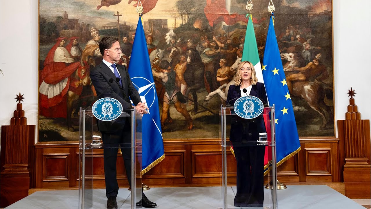 Dichiarazioni congiunte con il Segretario Generale della Nato, Mark Rutte