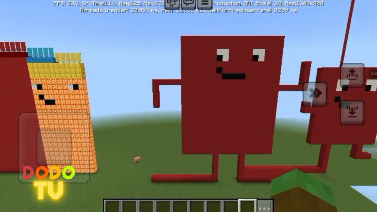 COUNTING BY 95S #minecraft #minecraftbuilding #numberblocks #maths #minecraftcreative 