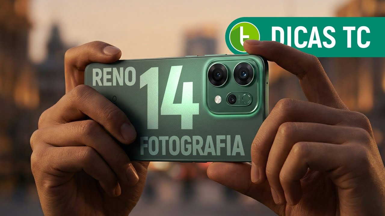 OPPO RENO14 é o celular intermediário que DESAFIA O IPHONE EM CÂMERAS | Hands-On