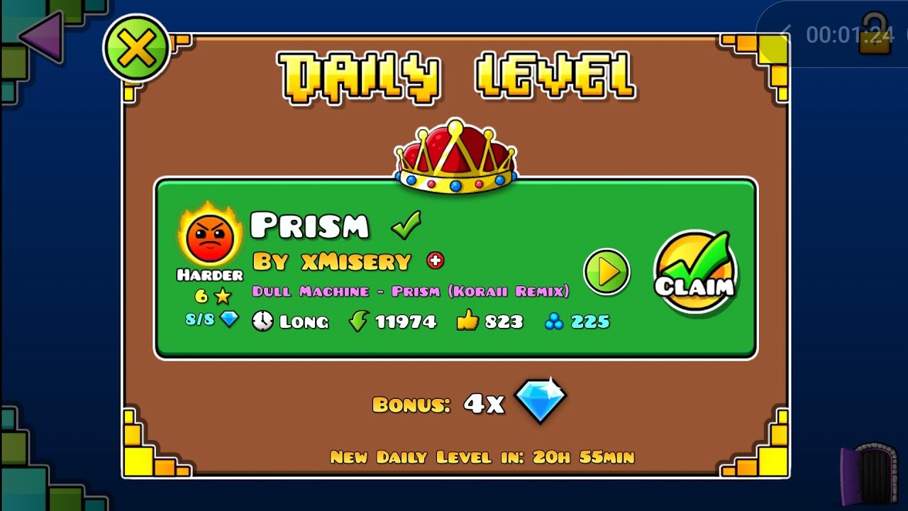 #1294 Prism (by xMisery) [Geometry Dash]