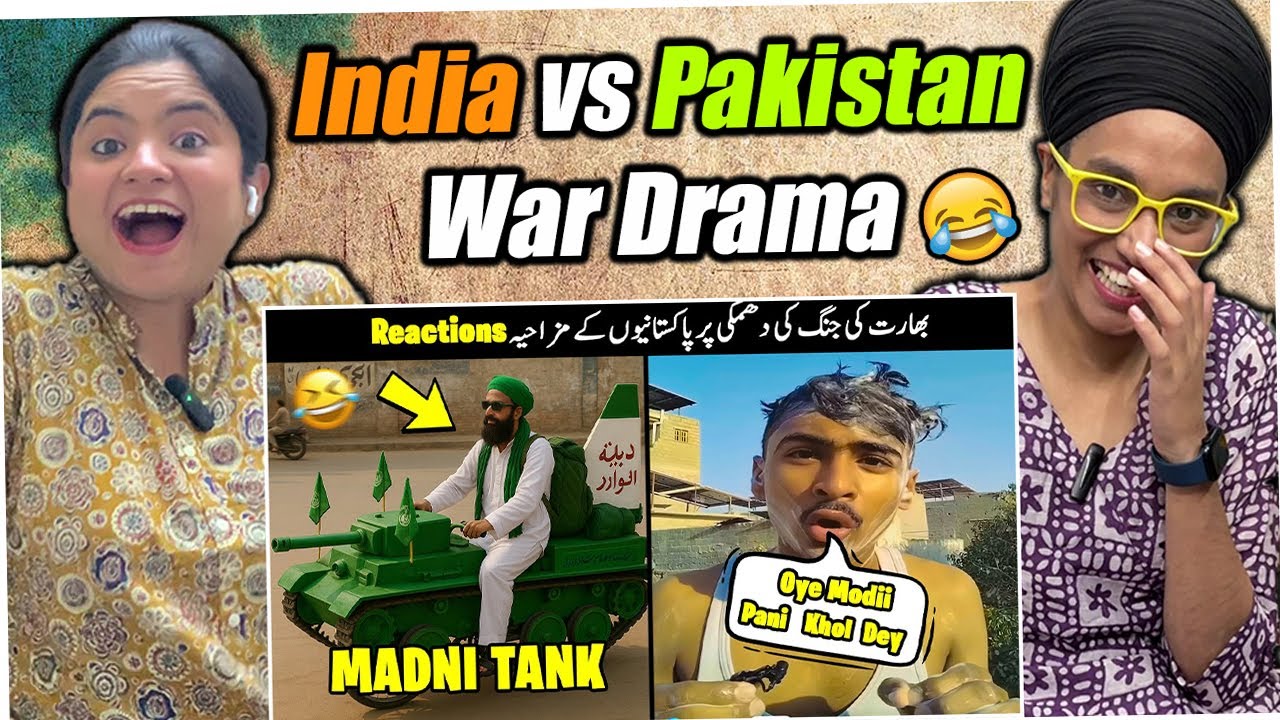 Funny Pakistani Reactions to India vs Pakistan War Drama