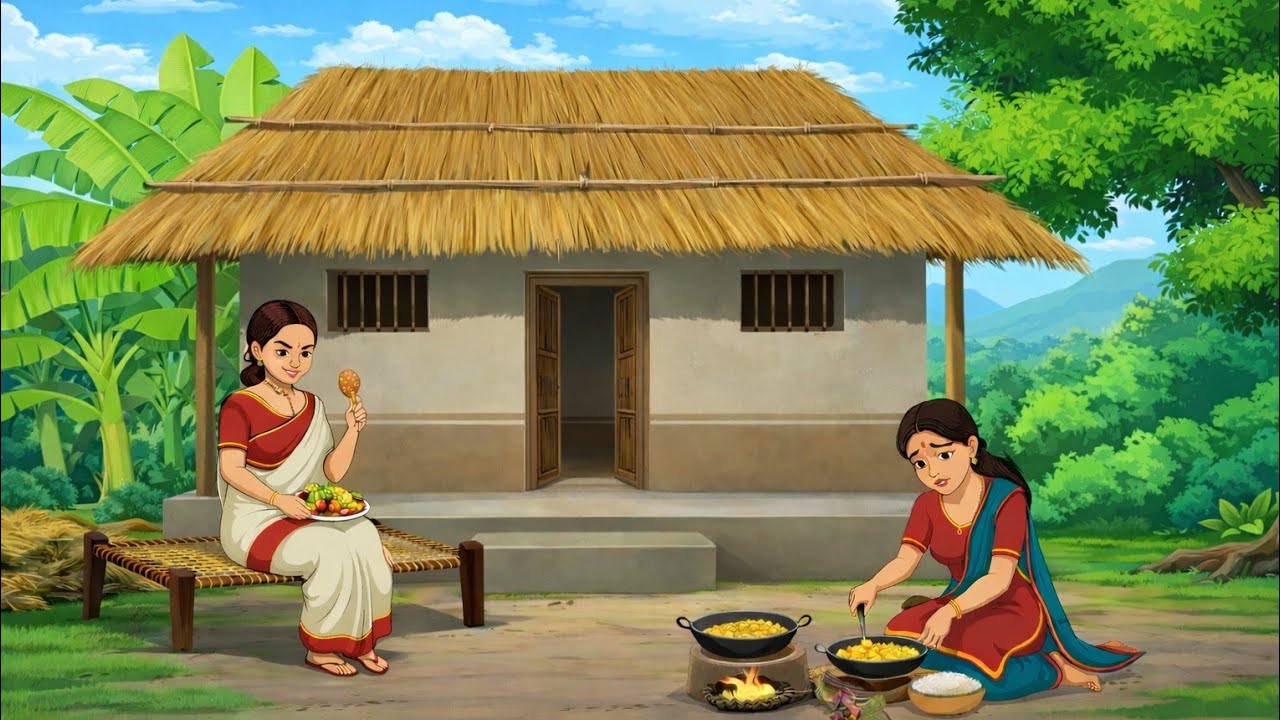 दो बहनों की अनोखी किस्मत | Hindi Story | Cartoon Story | Hindi Kahaniyan | Hindi Moral Stories |