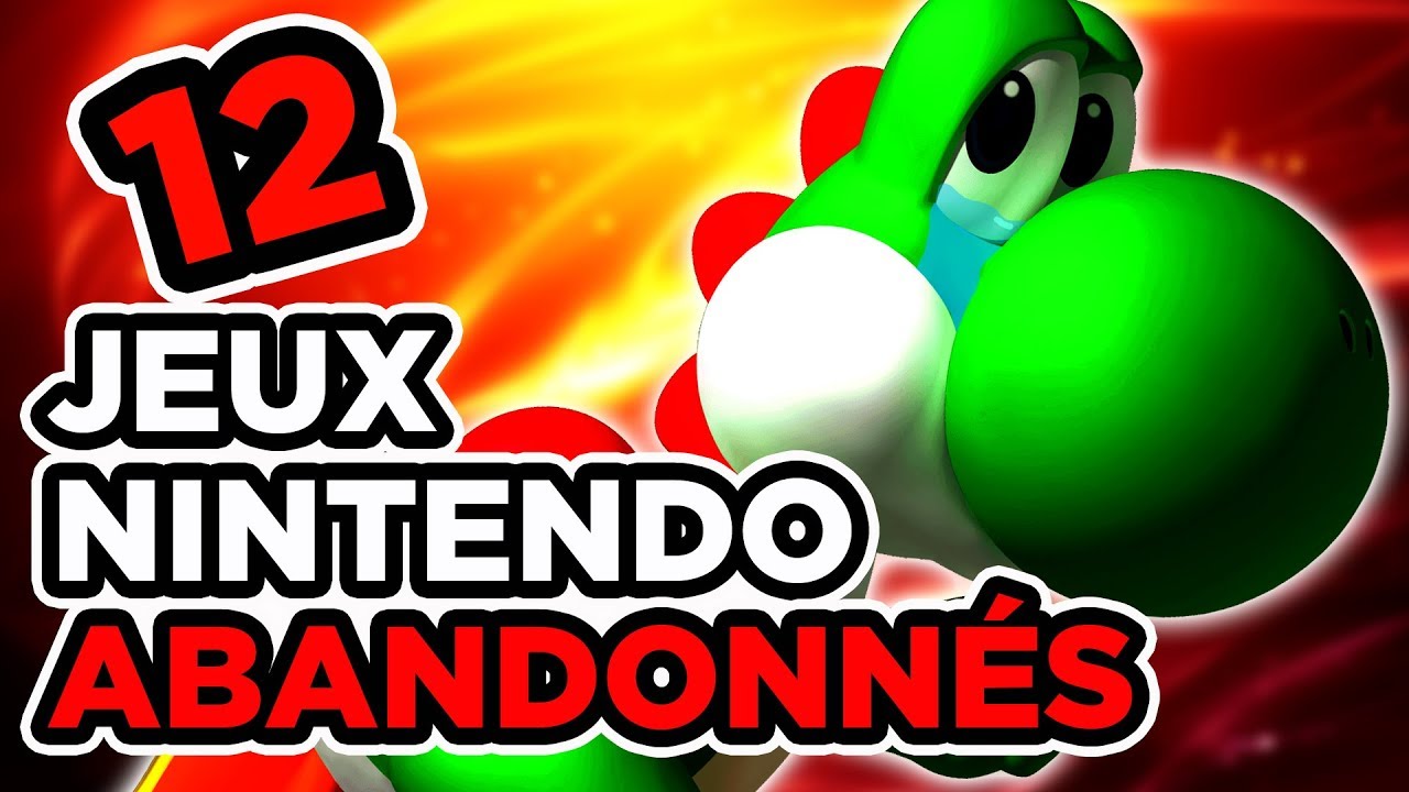 12 JEUX NINTENDO ABANDONNÉS