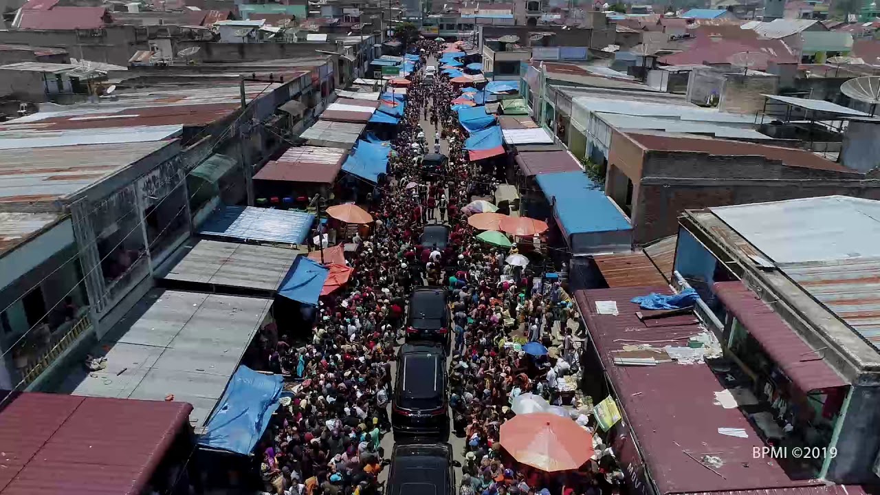 Presiden Jokowi Mengunjungi Pasar Rakyat Dolok Sanggul, Humbang Hasundutan, 15 Maret 2019