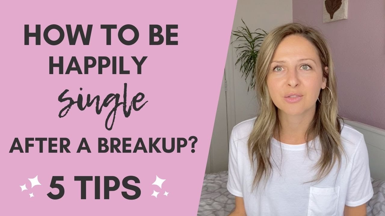 How to be happily SINGLE and ALONE after a break up?🌻 5 TIPS  #spirituality