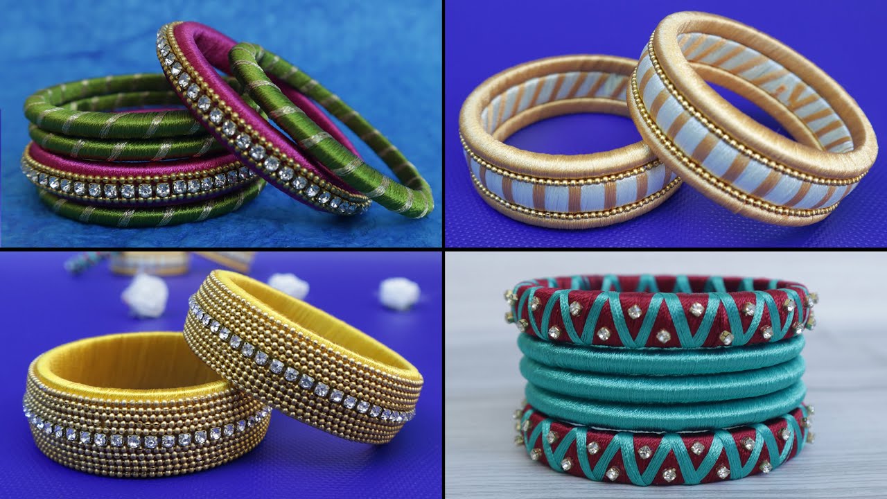 Идеи красивых браслетов из шёлковых нитей || Изготовление украшений своими руками дома || Дизайн ...