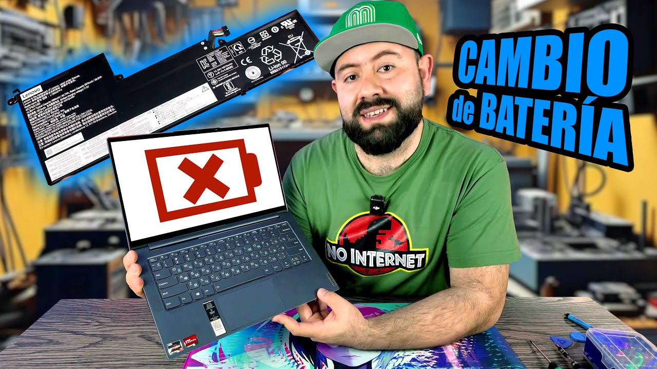 &iquest;C&oacute;mo cambio la bater&iacute;a de mi laptop? Lenovo Yoga Ideapad Slim 7, TUTORIAL, L19M4PF4