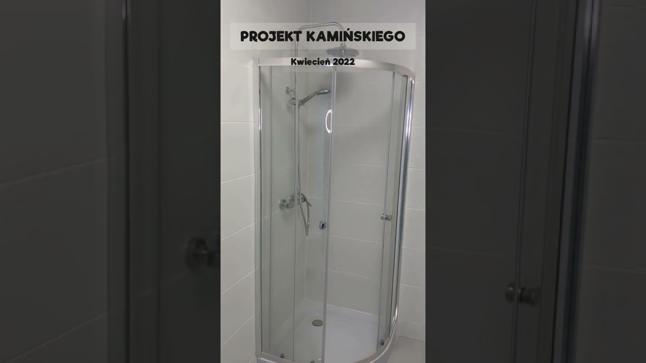Łazienka PROJEKT KAMIŃSKIEGO Remonty Wykończenia Lublin Firma Remontowa Wykończeniowa